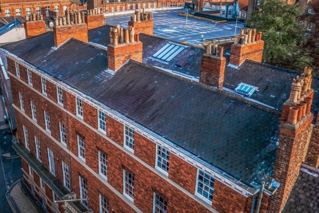 Stella bespoke conservation skylights installed on Historic England's York Office building