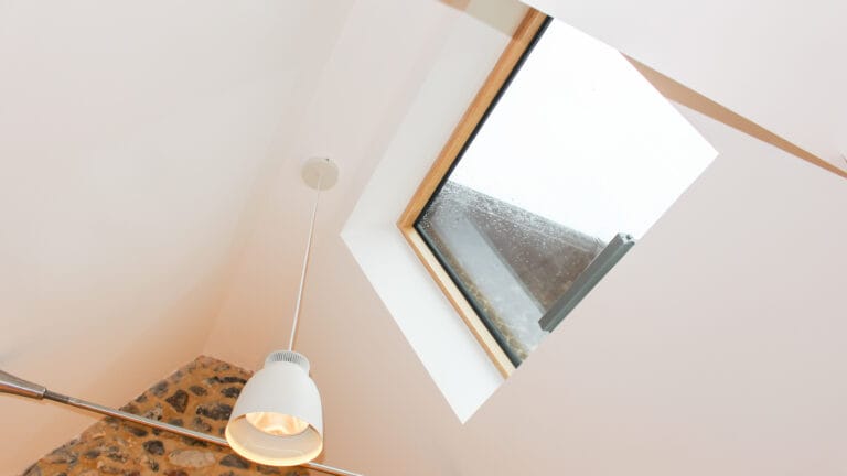 Stella Rooflights can be manufactured with integrated wind and rain sensors which automatically close in bad weather
